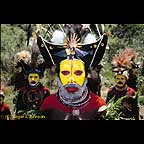 Huli Wigman Warrior in New Guinea