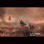 Cowboy and wild horses