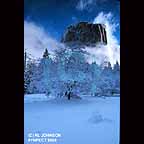 El Capitan in winter - Yosemite National Park, California